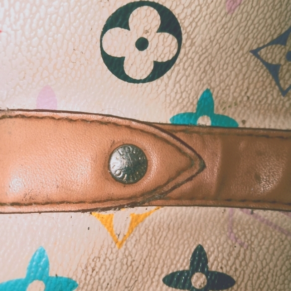 Louis Vuitton insignia multicoloured monogram vintage handbag - Picture 5 of 6